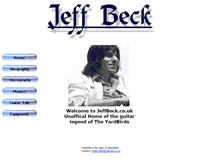 Tablet Screenshot of jeffbeck.co.uk