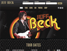 Tablet Screenshot of jeffbeck.com